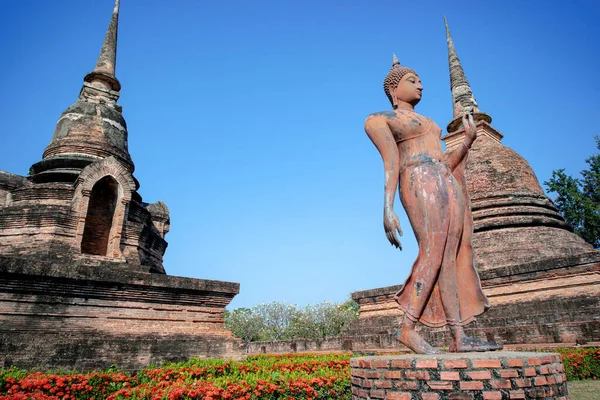 Historical Sites Ancient Temple Ruins Wat Chum Wat Mahathat City — Stock Photo, Image