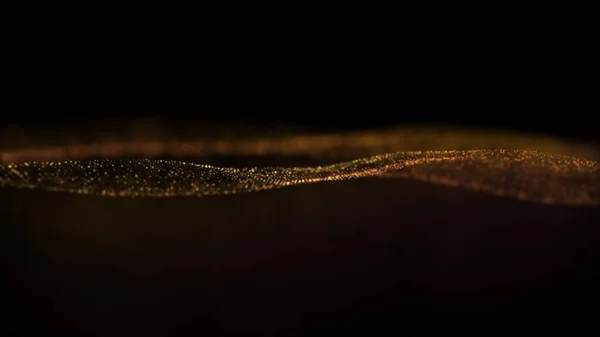 Πολυτελές Χρυσό Σωματίδια Αφρώδη Κύμα Φόντο — Φωτογραφία Αρχείου