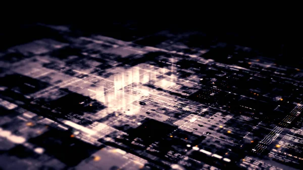 Futurisztikus Mozgás Grafikus Felhasználói Felület Head Kijelző Képernyő Holografikus Föld — Stock Fotó