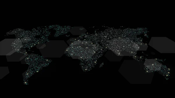 Φουτουριστικό Παγκόσμια Παγκόσμια Επικοινωνία Μέσω Ευρυζωνικών Συνδέσεων Στο Διαδίκτυο Μεταξύ — Φωτογραφία Αρχείου