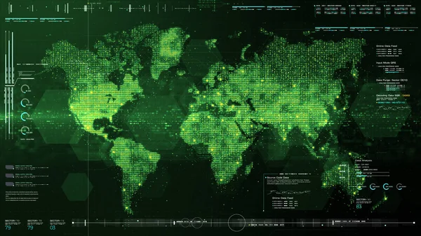 Futuristische Globale Kommunikation Über Breitband Internetverbindungen Zwischen Städten Auf Der — Stockfoto
