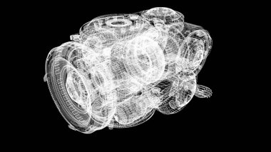 Fütüristik kullanıcı arayüzü, dijital arkaplan bilgisayar masaüstü ekranı için holografik elektromanyetik mekanik sistemi ve dijital veri telemetrisi bilgi görüntüsünü yukarı doğru görüntüler.