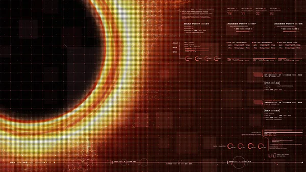 Bir Kara Delik Gelecekteki Simülasyonları Uzay Zamanın Öyle Güçlü Yerçekimsel — Stok fotoğraf