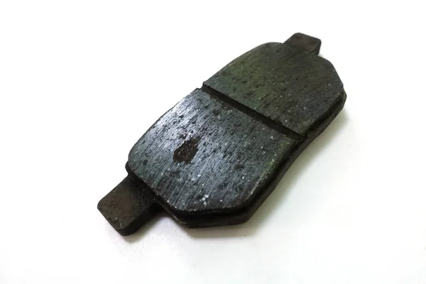 Worn Out Brake Pad Brake Shoes Component Showing Steel Backing — Stock Photo, Image