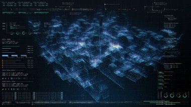 Deniz tabanı arazisinin altındaki yüksek teknolojili dijital kamera arkaplan görüntüsü