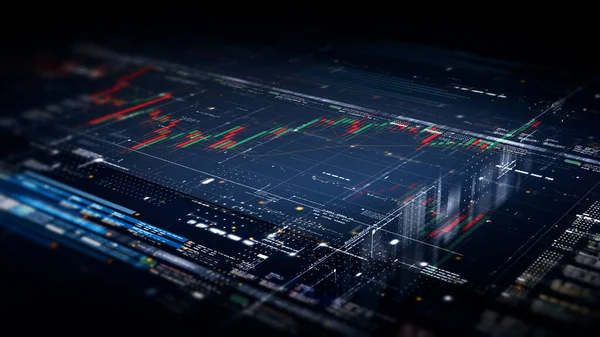 Dünyası Borsası Ticaret Animasyon Grafikleri Grafikleri Veri Sayıları Içgörü Analizi — Stok fotoğraf