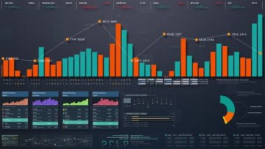 Etkileşimli grafikler, animasyon çizelgeleri ve bir iş görüşmesi modeli için monitör ekranındaki veri odaklı içgörüler. Ticaret, borsa ve kripto dünyasını keşfedin.