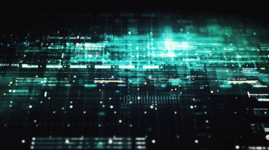 Yüksek teknolojili kullanıcı arayüzü arkaplan bilgisayarı masaüstü ekran görüntüsü için baş yukarı