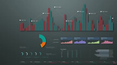 Etkileşimli grafikler, animasyon çizelgeleri ve bir iş görüşmesi modeli için monitör ekranındaki veri odaklı içgörüler. Ticaret, borsa ve kripto dünyasını keşfedin.