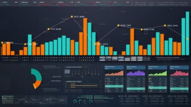 Etkileşimli grafikler, animasyon çizelgeleri ve bir iş görüşmesi modeli için monitör ekranındaki veri odaklı içgörüler. Ticaret, borsa ve kripto dünyasını keşfedin.