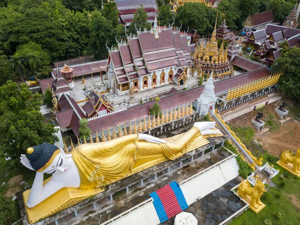 Buddhista Templom Wat Phra Hogy Suthon Mongkon Khiri Funkciók Gyönyörű — Stock Fotó