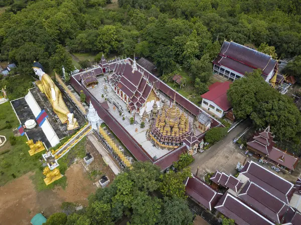 Buddhist Temple Wat Phra Suthon Mongkon Khiri Features Beautiful Architectures — Stock Photo, Image