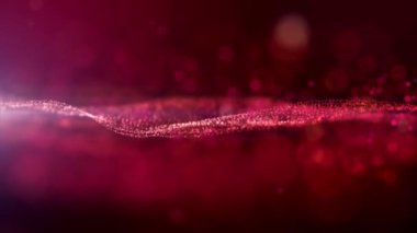 Kusursuz döngü Dijital dalga parçacıkları akış arkaplanı