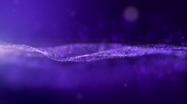 Kusursuz döngü Dijital dalga parçacıkları akış arkaplanı