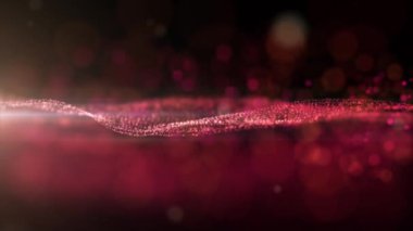 Kusursuz döngü Dijital dalga parçacıkları akış arkaplanı