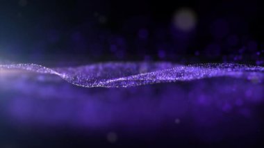 Kusursuz döngü Dijital dalga parçacıkları akış arkaplanı