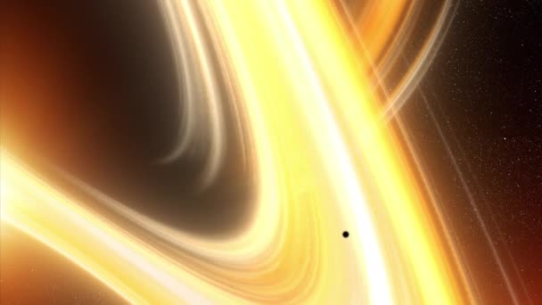 Вертикальный Формат Вихревой Вихрь Интенсивных Гравитационных Сил Создает Визуальные Искажения — стоковое видео