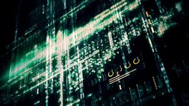 Dikey biçim: Birbirine bağlı veri matrisi bilgi ağı sistemlerinin dinamik ve sürükleyici bir görüntüsü olan gelişmiş veri matrisi simülasyonu