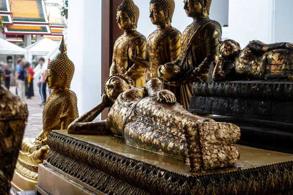 Wat Phra Chetuphon Wimon Mangkhalaram Rajwaramahawihan Közismert Nevén Wat Pho — Stock Fotó