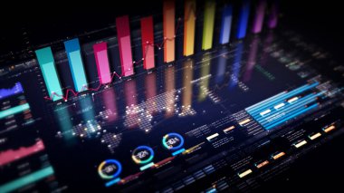 İş bilgisi grafikleri için dinamik veri görselleri, grafikler ve bir iş görüşmesi modeli için veri güdümlü içgörüler. Ticaret, borsa ve kripto dünyasını keşfedin..