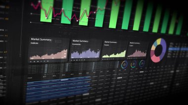 İş bilgisi grafikleri için dinamik veri görselleri, grafikler ve bir iş görüşmesi modeli için veri güdümlü içgörüler. Ticaret, borsa ve kripto dünyasını keşfedin..
