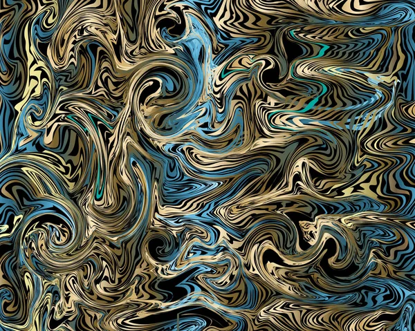 Marmor Moderne Hintergrund Flüssige Oberfläche Verziert Hintergrund Dekorative Fantasie Ornamente — Stockvektor