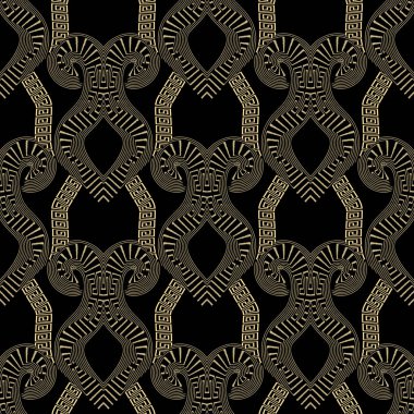 Ethnic traditional greek seamless pattern. Ornamental trendy colorful vector background. Abstract tribal tradition ornaments. Greek key meanders. Repeat ornate patterned backdrop. Endless texture.