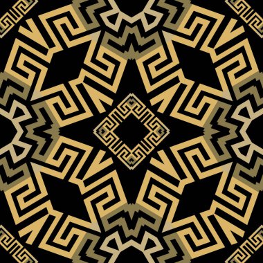 Etnik geleneksel Yunancadan kusursuz bir örnek. Süslü renkli vektör arkaplanı. Soyut kabile geleneği süsleri. Yunan kilit oyuncuları. Dekoratif arkaplanı tekrarla. Sonsuz doku.