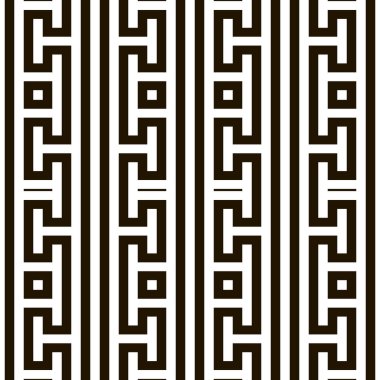 Siyah ve beyaz kabile Yunancası. Sınırları olmayan, eski, pürüzsüz bir düzen. Yunanlı kilit noktalar. Zarif Yunan geçmişi. Güzel geometrik süsler. Soyut modern tasarım. Sonsuz doku.