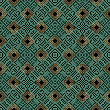 Zarif Yunan kabile tarzı, labirentler, Yunanca anahtar kavşak, eşkenar dörtgen. Vektör süsleme antik Yunan geçmişi. Sonsuz doku. İzler, kumaş ve giysi için gözleme tasarımı.