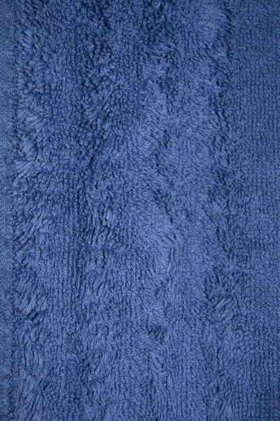 Фото Голубой Вязаный Фон Мачры Blue Pattern Background Ткань Терри — стоковое фото