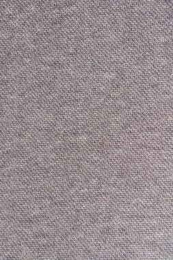 Gri kumaş dokusu arka planı. Tekstil tasarımı, malzeme yüzeyi, şablon ve yaratıcı projeler için uygundur.