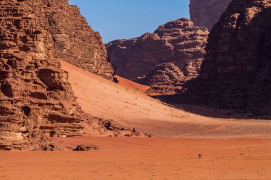 Wadi Rum, Ürdün 'de Mars manzarası