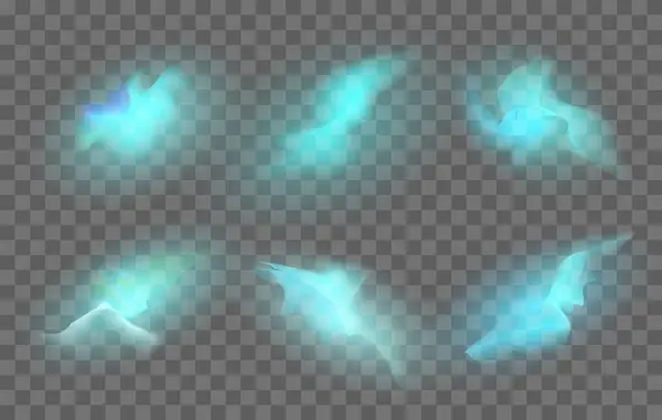 Gökkuşağı kristal yansıma etkisi. Parılda ve parla. Bir dizi vektör çizimleri. Renkli optik gökkuşağı ışıkları lens parlamaları. Vektör illüstrasyonu