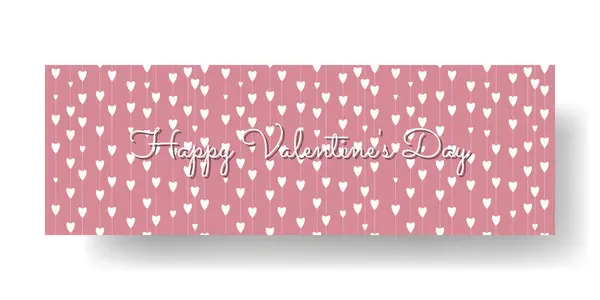 Sevgililer Günü. Sevgi dolu kalplerin karşılıklı sevgisi günü. Pankart, poster, gönderi, web sitesi, kartpostal, kartvizit, çıkartma tasarımı.