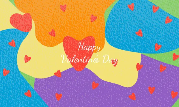 Sevgililer Günü. Sevgi dolu kalplerin karşılıklı sevgisi günü. Pankart, poster, gönderi, web sitesi, kartpostal, kartvizit, çıkartma tasarımı.