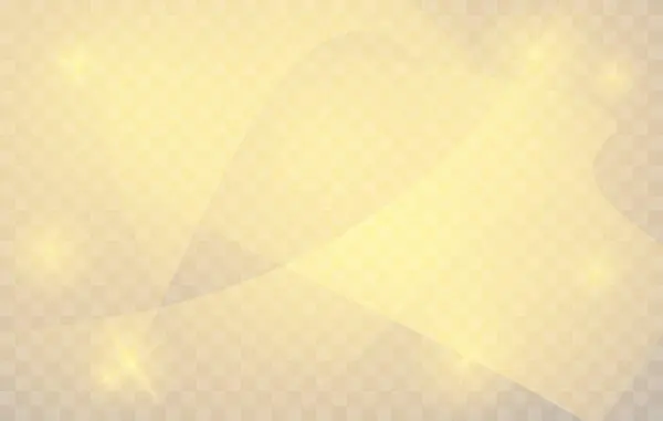 Parlak an: Altın arkaplanlı vektör çizimi, ışığın gizemli yıldızlar gibi oynadığı, görüntüye sihirli ve lüks bir cazibe veren