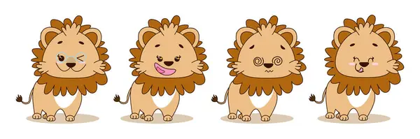 Sevgili aslan. Dört komik yüz..