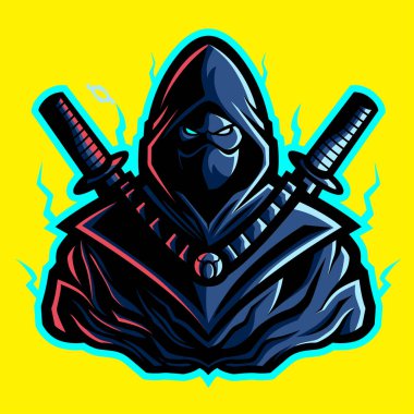 Yılan Gözlü Savaşçı Vektör Tasarımı Sanatı