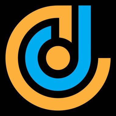 En düşük CJ logo şablonu ve JC iş logosu tasarımı