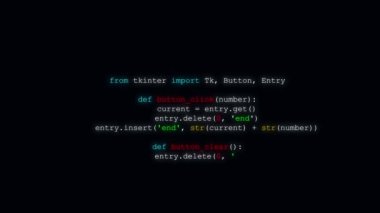 Kod Yazma Hareketi Grafikleri: Python Arayüz Kodu Yazma Canlandırması