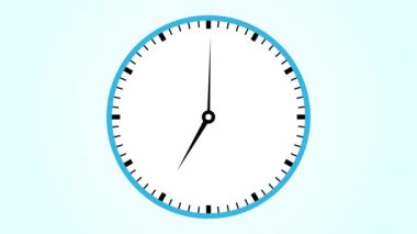 Hareketli Oklarla Yüksek Hız 24 saat Saat Canlandırması Ultra HD 4K