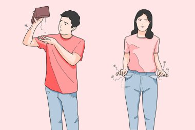 Parası olmayan, meteliksiz bir adam.  