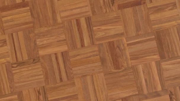 Nahaufnahme Von Holzmaterial Leichtes Natürliches Eichenholz Struktur Holzboden Und Wandverkleidung — Stockvideo