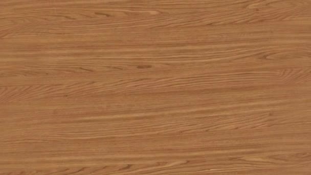 木材のクローズアップビュー 内部の軽い自然なオークの木の質の構造 木製の床および壁のカバー — ストック動画