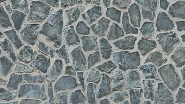 Closeup View Coble Stone Material Video Animation — Stock Video