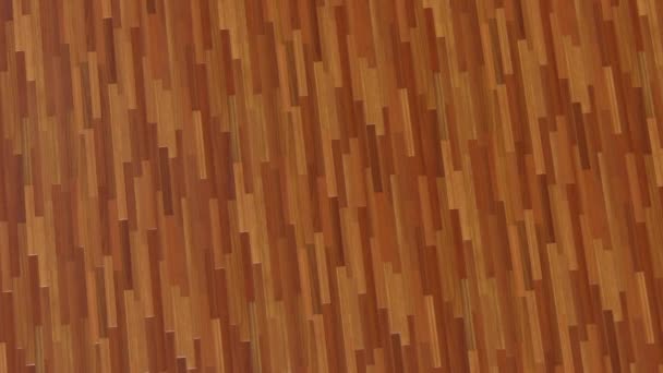 Närbild Trä Material Mörk Naturlig Trästruktur Trägolv Och Väggbeklädnad Interiören — Stockvideo