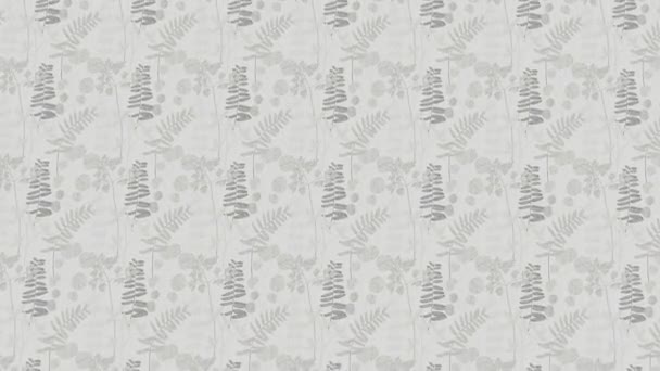 Close Widok Kwiatowej Tapety Tekstury Bez Szwu — Wideo stockowe