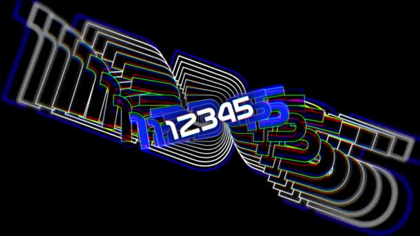 12345号线波视频动画 — 图库视频影像