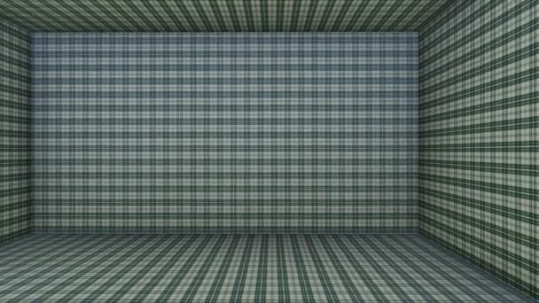 几何图形的立方体空间 3D矢量背景渲染与立方体 展示该产品 — 图库视频影像